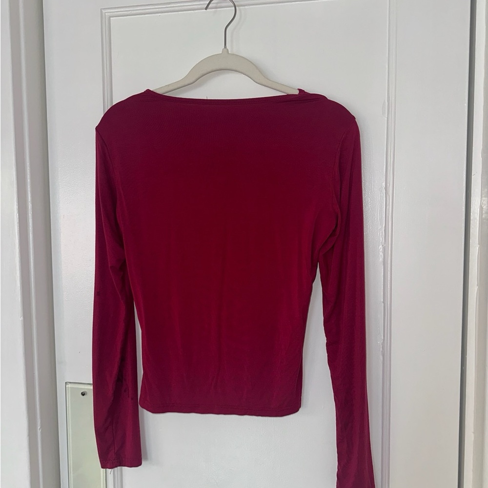 Elegant Red Women's Top